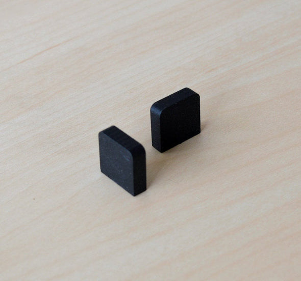 Set of 6 Minimalist Black Cabinet Knob. Black Handle. Black Cabinet Knob. Small Rustic Drawer Knob 7222/3