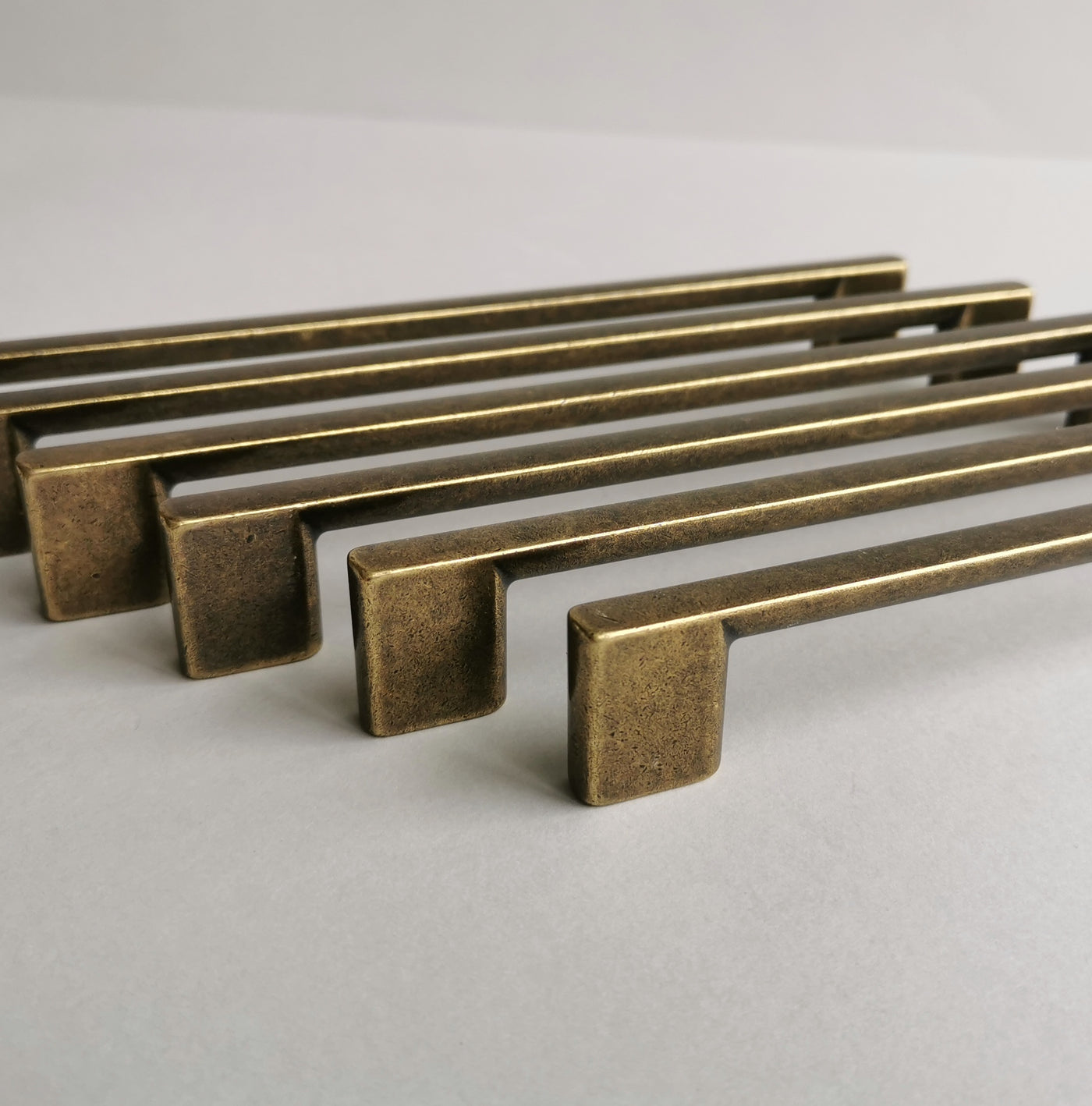 Set of 6 Antique Brass Finish Cabinet Pulls. Rustic Cabinet Hardware. – Vetrocity Set of 6 Antique Brass Finish Cabinet Pulls. Rustic Cabinet Hardware. – Vetrocity
