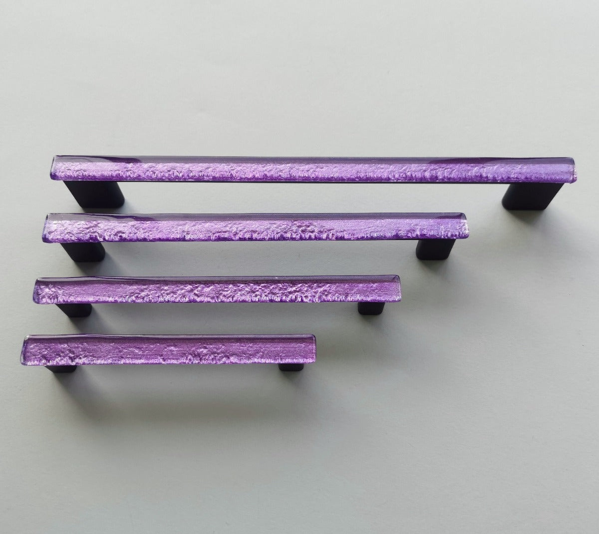 purple dresser handles 4 Pieces Drawer Knobs, Purple Flowers Kitchen Cabinet Knobs, 35mm Dresser Knobs Drawer Pulls Black Cabinet Hardware for Dresser Drawers Closet Wardrobe Cupboard